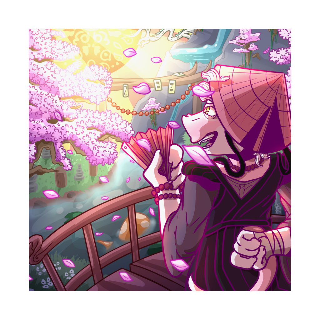 Monthly Drop 1: Lizard in Japan Poster (10"x10")